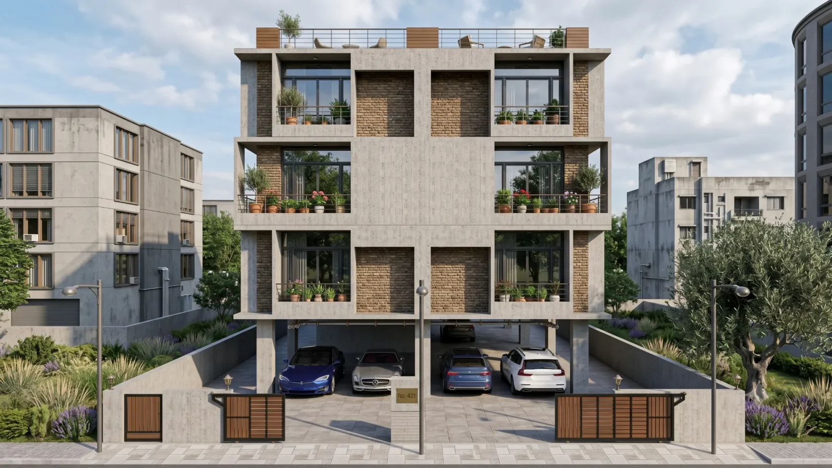 Paladi House of Four Brothers — architectural visualisation