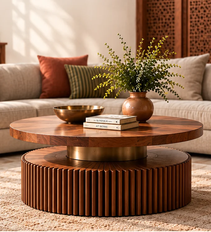 Chabutra-Inspired Center Table