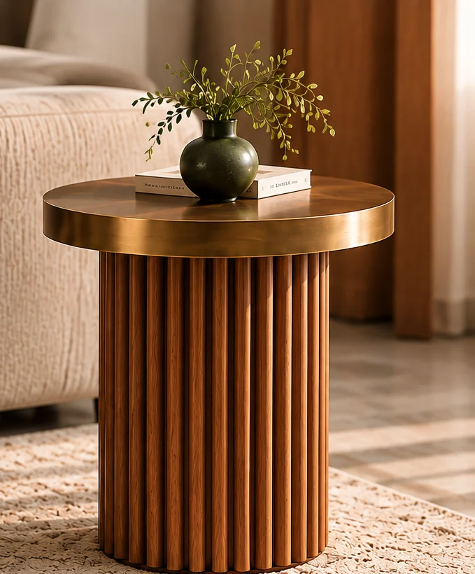 Temple Pillar Side Table